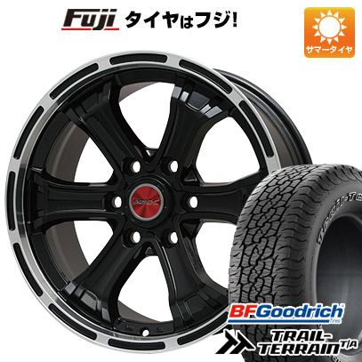 【新品国産車用6穴139.7】 夏タイヤ ホイール4本セット 275/65R18 BFグッドリッチ トレールテレーンT/A ORWL ビッグウエイ B-MUD K(グロスブラックリムポリッシュ)トヨタ 8J 18インチ(送料無料)