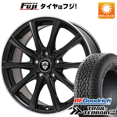 【新品国産車用5穴114.3】 夏タイヤ ホイール4本セット 225/65R17 BFグッドリッチ トレールテレーンT/A ORWL エルベ エステローザ MZV ブラックリムポリッシュ 7J 17インチ(送料無料) 95,480円
