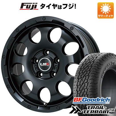 【新品国産車用5穴114.3】 夏タイヤ ホイール4本セット 225/65R17 BFグッドリッチ トレールテレーンT/A ORWL レアマイスター LMG CS-9 マットブラック 7.5J 17インチ(送料無料)