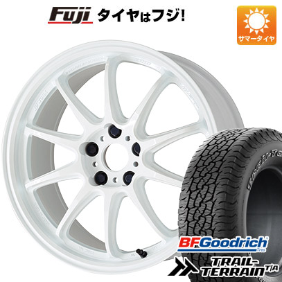 【新品国産車用5穴114.3】 夏タイヤ ホイール4本セット 225/55R18 BFグッドリッチ トレールテレーンT/A RBL WORK ワーク エモーション ZR10 7.5J 18インチ(送料無料)|フジ スペシャルセレクション