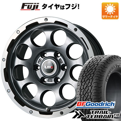 【新品】プラド/ハイラックス 夏タイヤ ホイール4本セット 265/65R17 BFグッドリッチ トレールテレーンT/A ORWL レアマイスター LMG CS-9 ガンメタリムポリッシュ 7.5J 17インチ(送料無料)｜フジ スペシャルセレクション