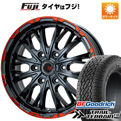 【新品】プラド 夏タイヤ ホイール4本セット 275/55R20 BFグッドリッチ トレールテレーンT/A ORWL レアマイスター LMG ヴァスティア(グロスブラック/レッドリム) 8.5J 20インチ(送料無料)