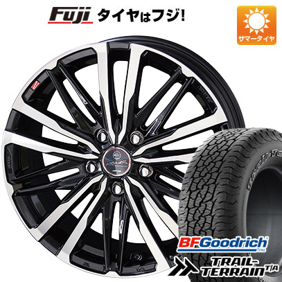 【新品国産車用5穴114.3】 夏タイヤ ホイール4本セット 225/60R18 BFグッドリッチ トレールテレーンT/A RBL 共豊 スマック クレスト 8J 18インチ(送料無料)