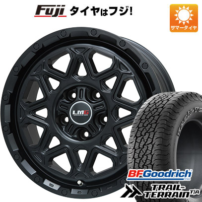 【新品国産車用5穴114.3】 夏タイヤ ホイール4本セット 225/65R17 BFグッドリッチ トレールテレーンT/A ORWL レアマイスター LMG モンタグナ(マットブラック) 7.5J 17インチ(送料無料)｜フジ スペシャルセレクション 105,655円