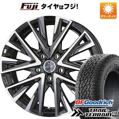 【新品国産車用5穴114.3】 夏タイヤ ホイール4本セット 225/55R18 BFグッドリッチ トレールテレーンT/A RBL 共豊 スマック レジーナ 7.5J 18インチ(送料無料)