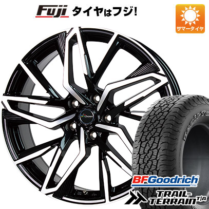 【新品国産車用5穴114.3】 夏タイヤ ホイール4本セット 225/55R18 BFグッドリッチ トレールテレーンT/A RBL ホットスタッフ クロノス CH-112 8J 18インチ(送料無料)