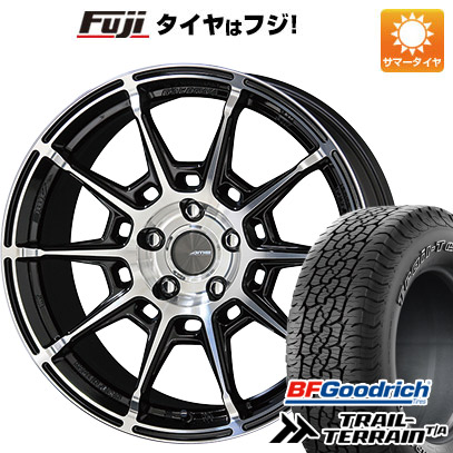 【新品国産車用5穴114.3】 夏タイヤ ホイール4本セット 225/55R18 BFグッドリッチ トレールテレーンT/A RBL 共豊 ガレルナ レフィーノ 8J 18インチ(送料無料)