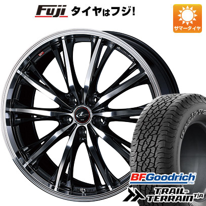 【新品国産車用5穴114.3】 夏タイヤ ホイール4本セット 225/60R18 BFグッドリッチ トレールテレーンT/A RBL WEDS ウェッズ レオニス RT 7J 18インチ(送料無料)|フジ スペシャルセレクション