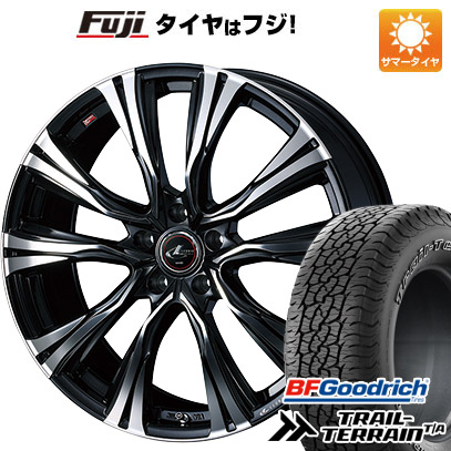 【新品国産車用5穴114.3】 夏タイヤ ホイール4本セット 225/60R18 BFグッドリッチ トレールテレーンT/A RBL WEDS ウェッズ レオニス VR 7J 18インチ(送料無料)｜フジ スペシャルセレクション