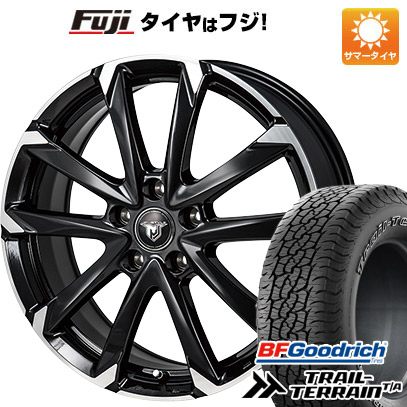 【新品国産車用5穴114.3】 夏タイヤ ホイール4本セット 225/55R18 BFグッドリッチ トレールテレーンT/A RBL モンツァ JPスタイル MJ-V 7.5J 18インチ(送料無料)