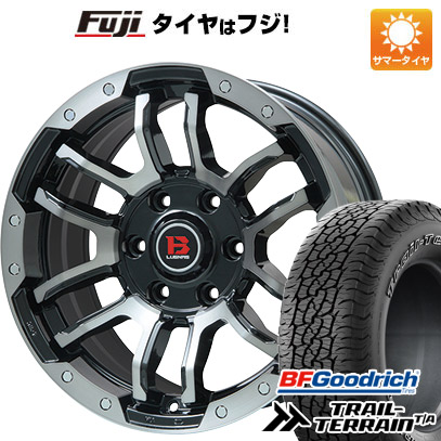 【新品国産車用6穴139.7】 夏タイヤ ホイール4本セット 275/65R18 BFグッドリッチ トレールテレーンT/A ORWL ビッグウエイ B-LUGNAS FRD(ブラックポリッシュ/ブラッククリア) 8J 18インチ(送料無料)
