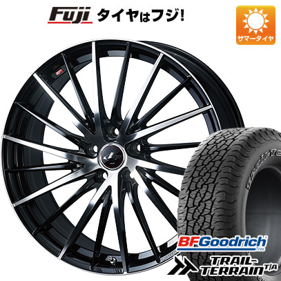 【新品国産車用5穴114.3】 夏タイヤ ホイール4本セット 225/60R18 BFグッドリッチ トレールテレーンT/A RBL WEDS ウェッズ レオニス FR 7J 18インチ(送料無料)|フジ スペシャルセレクション