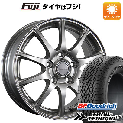 【新品国産車用5穴114.3】 夏タイヤ ホイール4本セット 225/65R17 BFグッドリッチ トレールテレーンT/A ORWL ブリヂストン エコフォルム SE-23 7J 17インチ(送料無料)|フジ スペシャルセレクション