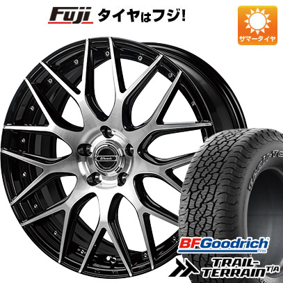 【新品国産車用5穴114.3】 夏タイヤ ホイール4本セット 225/55R18 BFグッドリッチ トレールテレーンT/A RBL モンツァ ワーウィック MX-09 7J 18インチ(送料無料)|フジ スペシャルセレクション