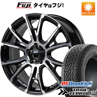 【新品国産車用5穴114.3】 夏タイヤ ホイール4本セット 225/60R18 BFグッドリッチ トレールテレーンT/A RBL モンツァ HI-BLOCK シュタッド 7.5J 18インチ(送料無料)|フジ スペシャルセレクション