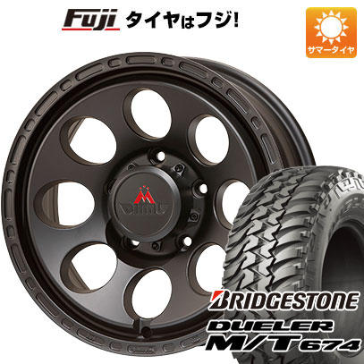 【新品】ジムニー 夏タイヤ ホイール4本セット 185/85R16 ブリヂストン デューラー M/T674 エムクライム アストロ DC 5.5J 16インチ(送料無料)