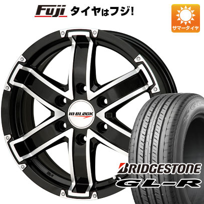 【新品】ハイエース200系 夏タイヤ ホイール4本セット 215/65R16 109/107R ブリヂストン GL-R モンツァ HI-BLOCK 6.5J 16インチ(送料無料)｜フジ スペシャルセレクション