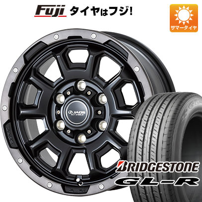 【新品】キャラバン 夏タイヤ ホイール4本セット 215/65R16 109/107R ブリヂストン GL-R ジャオス アダマスBL5 6.5J 16インチ(送料無料)