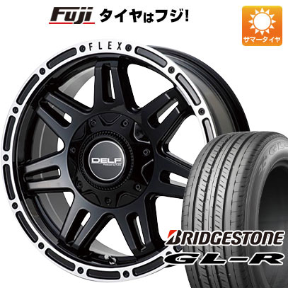 【新品】ハイエース200系 夏タイヤ ホイール4本セット 215/60R17 109/107R ブリヂストン GL-R フレックス デルフ ゼロフォー DF-04 6.5J 17インチ(送料無料)