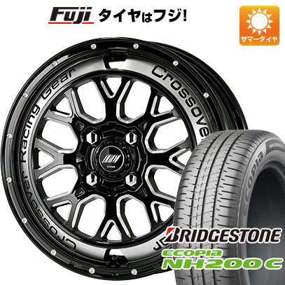 【新品 軽自動車】N-BOX タント スペーシア 夏タイヤ ホイール4本セット 165/55R15 ブリヂストン エコピア NH200 C WORK ワーク クラッグ CKV 4.5J 15インチ(送料無料)