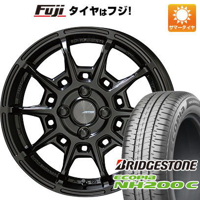 【新品 軽自動車】N-BOX タント スペーシア 夏タイヤ ホイール4本セット 165/55R15 ブリヂストン エコピア NH200 C 共豊 ガレルナ レフィーノ 4.5J 15インチ(送料無料) 73,260円