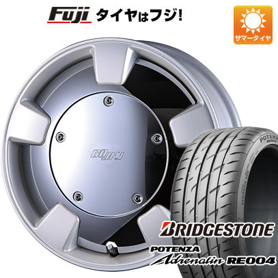 【新品 軽自動車】N-BOX タント スペーシア 夏タイヤ ホイール4本セット 165/55R15 ブリヂストン ポテンザ アドレナリン RE004 クリムソン グーフィー スプリッター 15インチ(送料無料) サマータイヤ画像