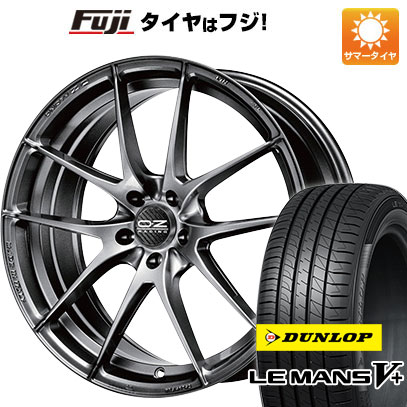 【新品国産車用5穴100】 夏タイヤ ホイール4本セット 205/50R17 ダンロップ ルマン V+(ファイブプラス) OZ レッジェーラHLT 7.5J 17インチ(送料無料)