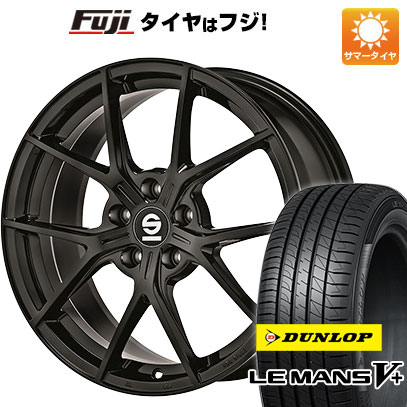 【新品国産車用5穴114.3】 夏タイヤ ホイール4本セット 245/45R19 ダンロップ ルマン V+(ファイブプラス) OZ SPARCO ポディオ 8.5J 19インチ(送料無料)