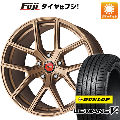 【新品国産車用5穴114.3】 夏タイヤ ホイール4本セット 245/40R19 ダンロップ ルマン V+(ファイブプラス) モモ RF-01 8.5J 19インチ(送料無料)
