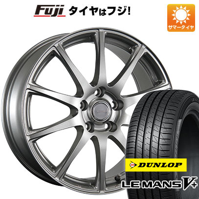【新品国産車用5穴114.3】 夏タイヤ ホイール4本セット 215/45R18 ダンロップ ルマン V+(ファイブプラス) ブリヂストン エコフォルム SE-23 7J 18インチ(送料無料)