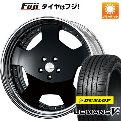 【新品国産車用5穴114.3】 夏タイヤ ホイール4本セット 215/35R19 ダンロップ ルマン V+(ファイブプラス) WORK ワーク ランベック LDZ 7.5J 19インチ(送料無料)|フジ スペシャルセレクション