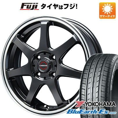 【新品 軽自動車】エブリイワゴン 夏タイヤ ホイール4本セット 155/70R13 ヨコハマ ブルーアース ES32 ブレスト ユーロマジック タイプS-07 4J 13インチ(送料無料)