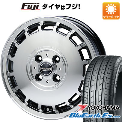 【新品 軽自動車】ソリオ ハスラー 夏タイヤ ホイール4本セット 165/70R14 ヨコハマ ブルーアース ES32 ブレスト バーンズテック KTストリーム 4.5J 14インチ(送料無料)｜フジ スペシャルセレクション 53,700円