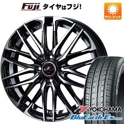 【新品 軽自動車】エブリイワゴン 夏タイヤ ホイール4本セット 165/50R15 ヨコハマ ブルーアース ES32 WEDS ウェッズ レオニス SK 4.5J 15インチ(送料無料)