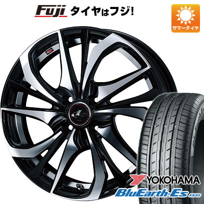 【新品 軽自動車】エブリイワゴン 夏タイヤ ホイール4本セット 165/50R15 ヨコハマ ブルーアース ES32 WEDS ウェッズ レオニス TE 4.5J 15インチ(送料無料)