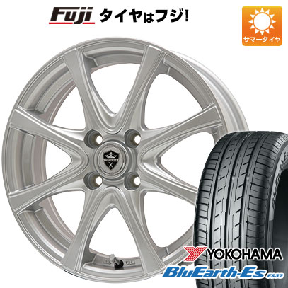 【新品】ルーミー・パッソ・ジャスティ・トール 夏タイヤ ホイール4本セット 165/65R14 ヨコハマ ブルーアース ES32 エルベ エステローザ FSV シルバー 5J 14インチ(送料無料)