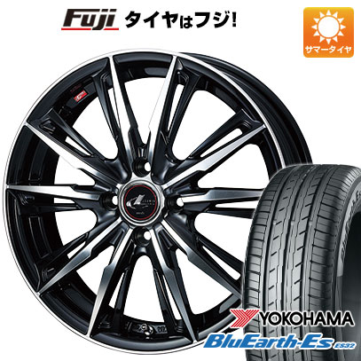 【新品 軽自動車】エブリイワゴン 夏タイヤ ホイール4本セット 165/50R15 ヨコハマ ブルーアース ES32 WEDS ウェッズ レオニス GX 4.5J 15インチ(送料無料)