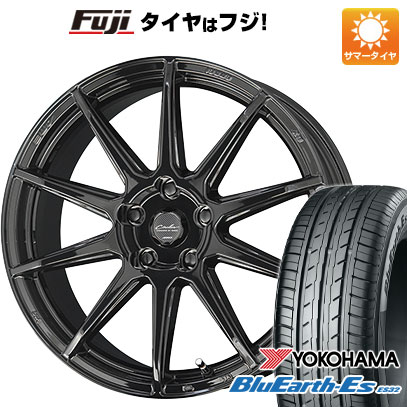 【新品 軽自動車】 夏タイヤ ホイール4本セット 165/55R14 ヨコハマ ブルーアース ES32 共豊 サーキュラー C10R 4.5J 14インチ(送料無料) 48,240円