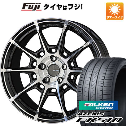 【新品国産車用5穴100】 夏タイヤ ホイール4本セット 215/35R19 ファルケン アゼニス FK510 共豊 ガレルナ レフィーノ 8J 19インチ(送料無料)