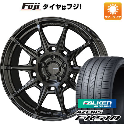 【新品国産車用5穴114.3】 夏タイヤ ホイール4本セット 235/60R18 ファルケン アゼニス FK510 SUV 共豊 ガレルナ レフィーノ 8J 18インチ(送料無料)