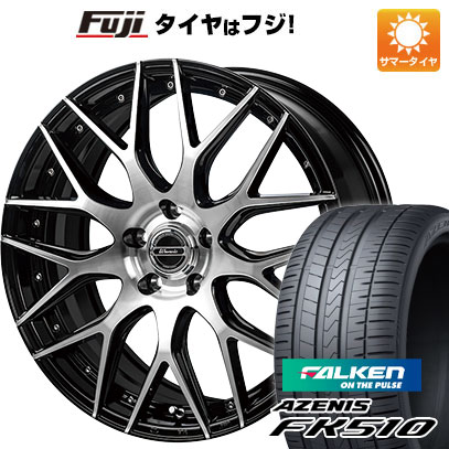 【新品国産車用5穴114.3】 夏タイヤ ホイール4本セット 215/35R19 ファルケン アゼニス FK510 モンツァ ワーウィック MX-09 8J 19インチ(送料無料)