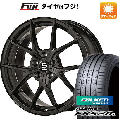 【新品国産車用5穴114.3】 夏タイヤ ホイール4本セット 245/35R19 ファルケン アゼニス FK520L OZ SPARCO ポディオ 8.5J 19インチ(送料無料)