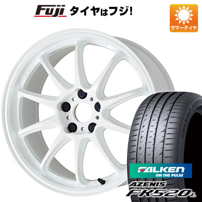 【新品国産車用5穴114.3】 夏タイヤ ホイール4本セット 235/35R19 ファルケン アゼニス FK520L WORK ワーク エモーション ZR10 8.5J 19インチ(送料無料)