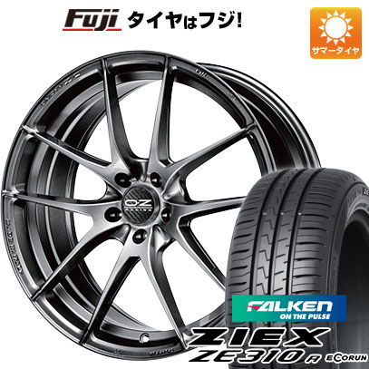 【新品国産車用5穴114.3】 夏タイヤ ホイール4本セット 215/50R17 ファルケン ジークス ZE310R エコラン(限定) OZ レッジェーラHLT 17インチ(送料無料)｜フジ スペシャルセレクション