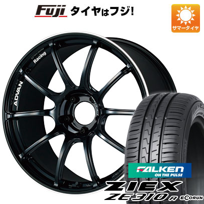 【新品国産車用5穴100】 夏タイヤ ホイール4本セット 215/40R18 ファルケン ジークス ZE310R エコラン(限定) ヨコハマ アドバンレーシング RZII 8J 18インチ(送料無料)