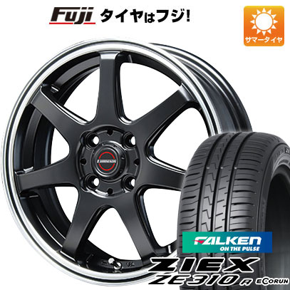 【新品国産車用4穴100】 夏タイヤ ホイール4本セット 195/45R16 ファルケン ジークス ZE310R エコラン(限定) ブレスト ユーロマジック タイプS-07 6J 16インチ(送料無料)|フジ スペシャルセレクション