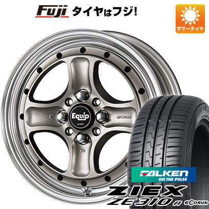 【新品国産車用4穴100】 夏タイヤ ホイール4本セット 185/60R15 ファルケン ジークス ZE310R エコラン(限定) WORK ワーク エクイップ 40 O/H 6.5J 15インチ(送料無料)