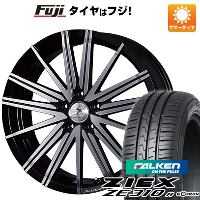 【新品国産車用5穴100】 夏タイヤ ホイール4本セット 215/40R18 ファルケン ジークス ZE310R エコラン(限定) ケースペック SILK BLAZE ヴォルツァ 7J 18インチ(送料無料)