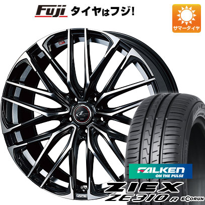 【新品国産車用5穴114.3】 夏タイヤ ホイール4本セット 205/60R16 ファルケン ジークス ZE310R エコラン(限定) WEDS ウェッズ レオニス SK 6.5J 16インチ(送料無料)