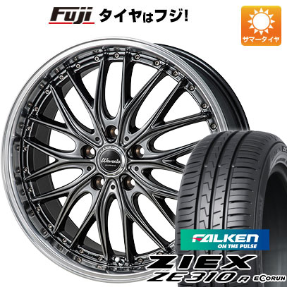 【新品国産車用5穴114.3】 夏タイヤ ホイール4本セット 215/40R18 ファルケン ジークス ZE310R エコラン(限定) モンツァ ワーウィック ディープランド 7J 18インチ(送料無料)|フジ スペシャルセレクション